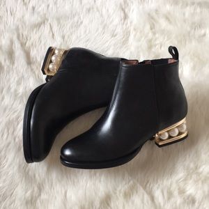 Jeffry Campbell Orlando Pearl Heel Booties